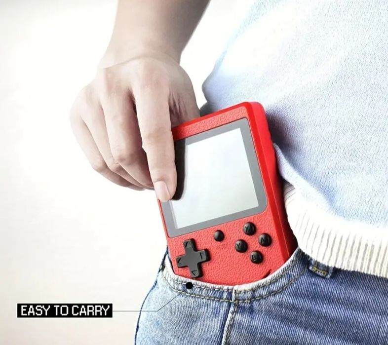 Mini Consola Retro Portátil 400 Jogos Ecrã 3” Cabo para TV e Comando E