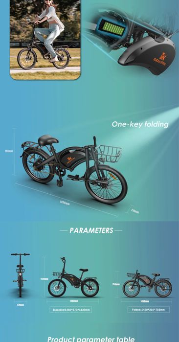 Bicicleta electrica kukirin v1pro 400 w 45kmh , roda de 20 polegadas