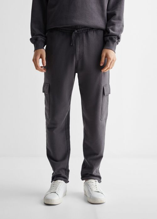 Чоловічі бавовняні штани Mango, джогери манго, штани карго