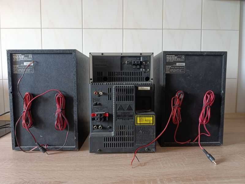 Panasonic SA-PM20, mini wieża stereo, pilot