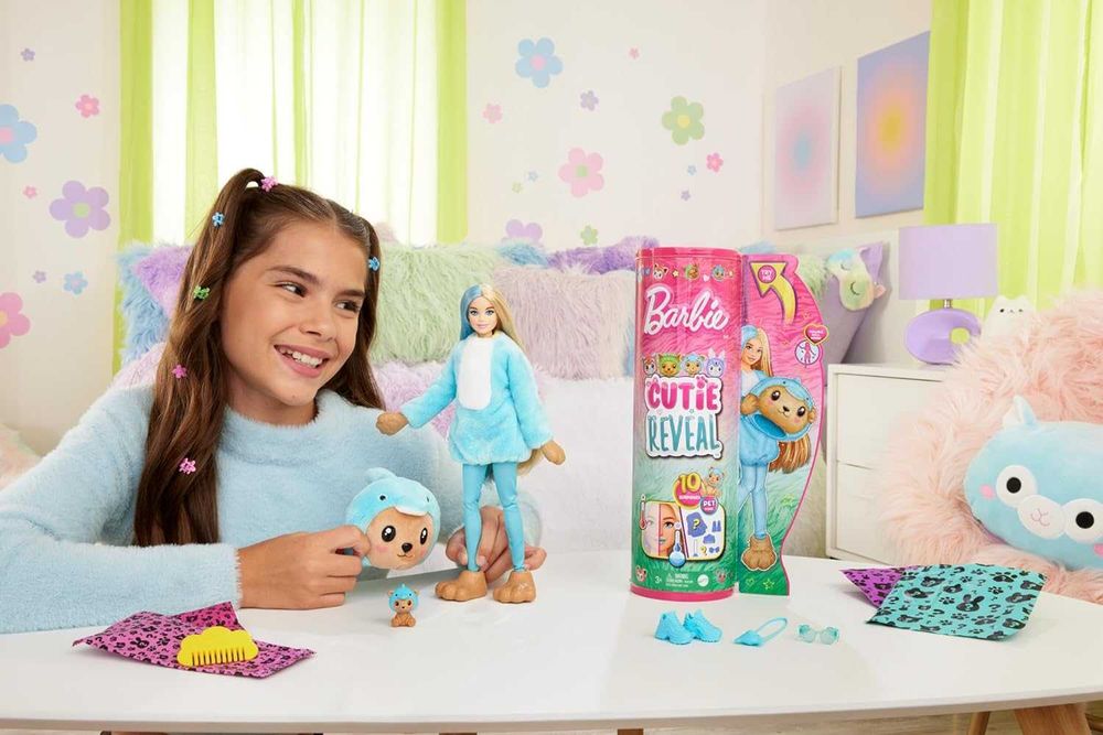 Barbie Cutie Reveal Барбі Ведмедик дельфін Teddy Bear as Dolphin