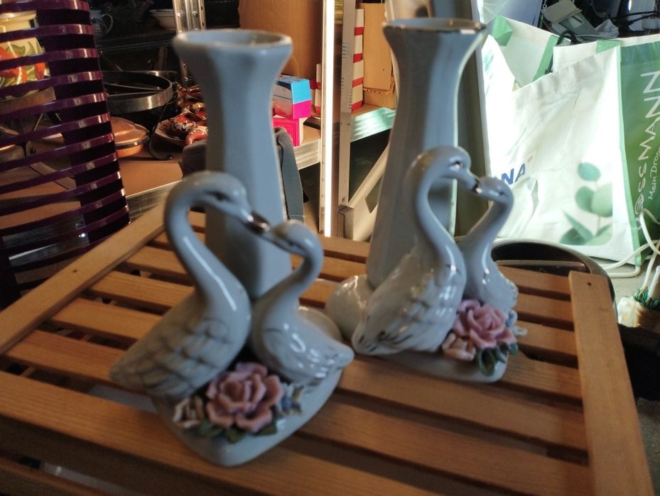 Świeczniki porcelanowe