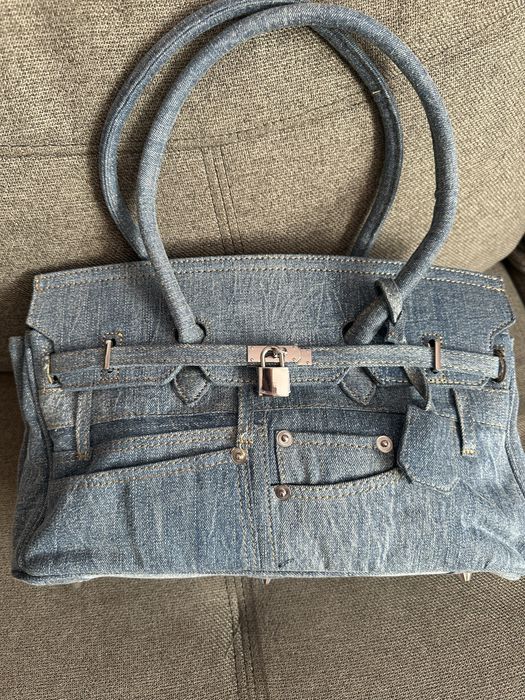 Джинсова стильна сумочка