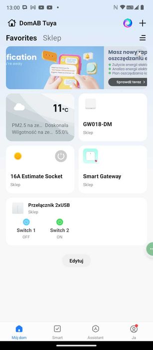 Podwójny adapter USB sterowany Zigbee kompatybilny z Philips Hue, Tuya