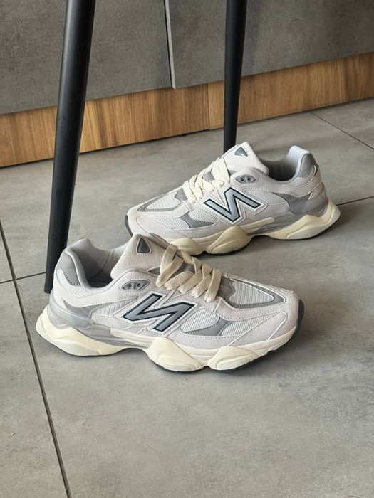 Жіночі кросівки 9060 Топ 36 -41 сірий + білий Н