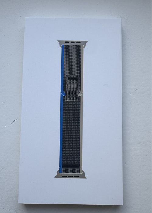 Apple Watch Trail Loop Blue/Grey – oryginalny, fabrycznie zapakowany