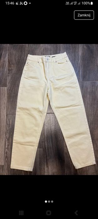 Jeansy damskie 36 bershka