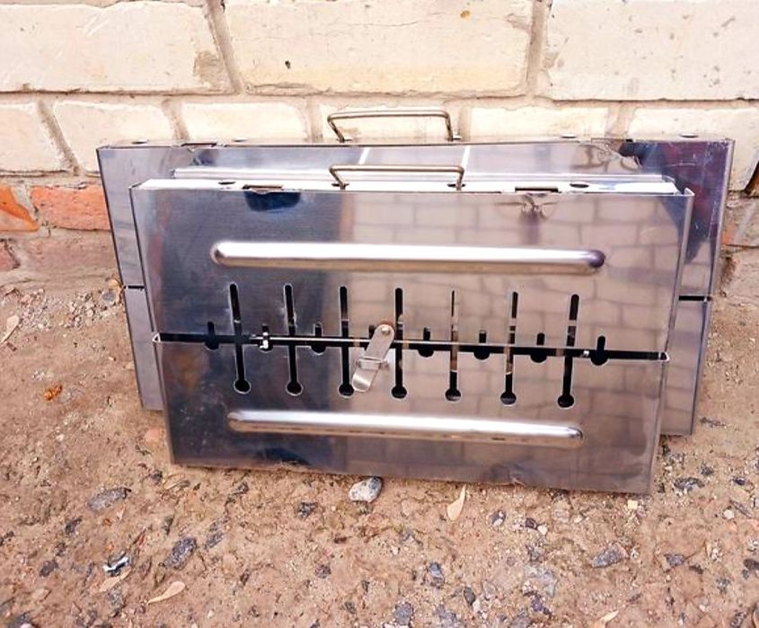 Мангал из нержавеющей стали 2мм.