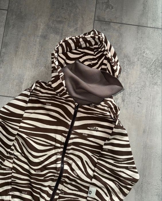 Tuba Komin Szalik w prążek Nowy Czekoladowy Uni