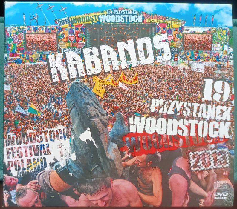 Kabanos cd + dvd Przystanek Woodstock 2013 stan bdb