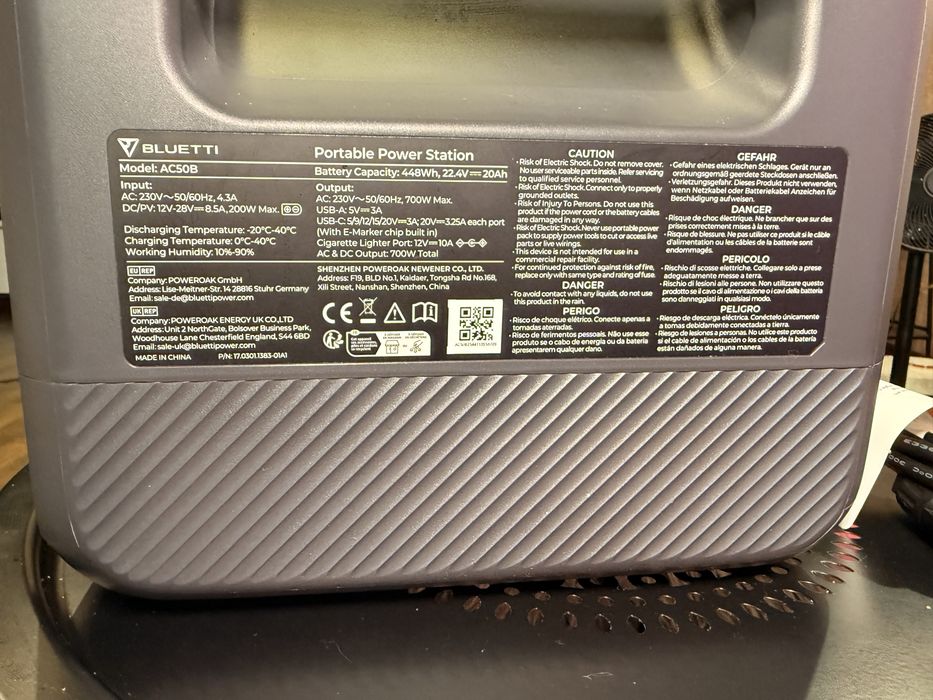 Продам зарядну станцію BLUETTI AC50B