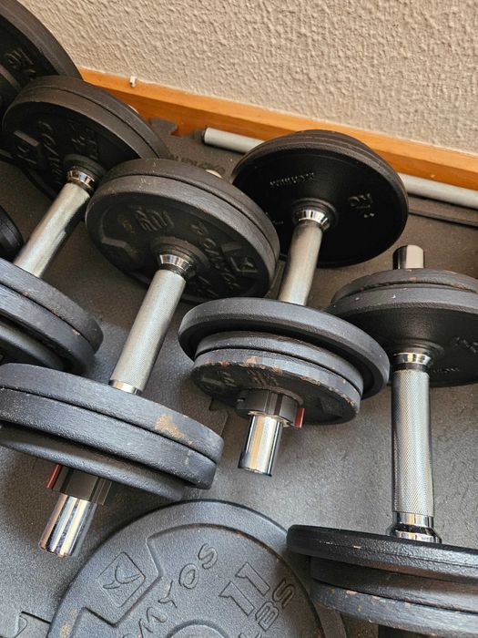 Halteres e Discos para musculação