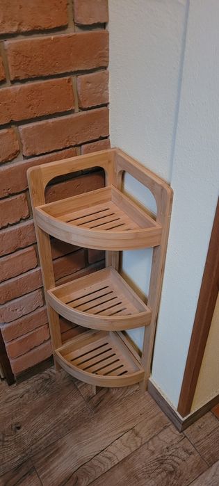 Półka bambusowa do łazienki