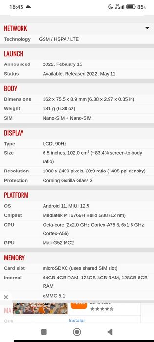 Xiaomi Redmi 10 2022