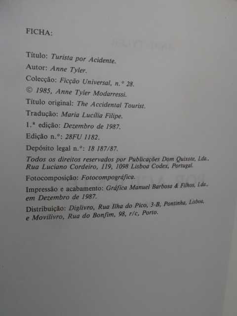 Anne Tyler - 3  Livros