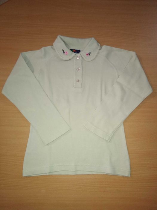 Polo de manga comprida - Cenoura
