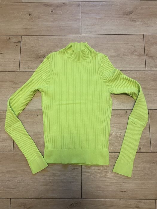 Sweter neonowy FB Sister knitwear limonkowy