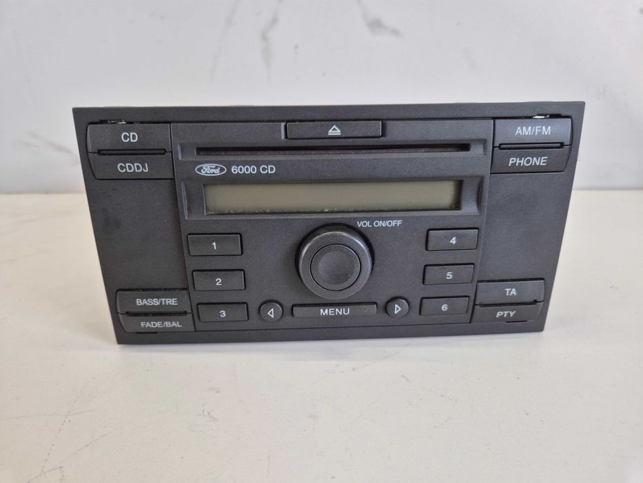 ford c-max mk1 focus mk2 oryginalne fabryczne radio cd z kodem 6000 cd