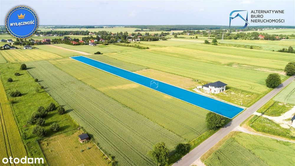 Atrakcyjna działka budowlano-rolna w Żabiej Woli