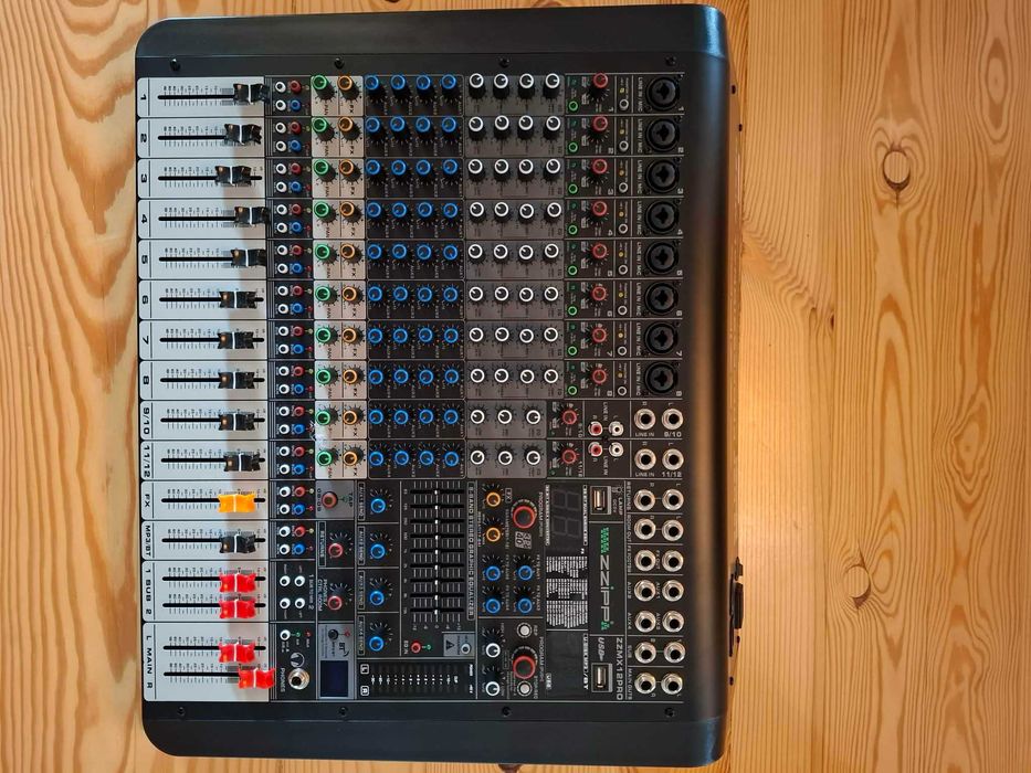 Nowy! Mikser Audio ZZIPP ZZMX12PRO 12-Kanałowy z DSP/MP3/BT