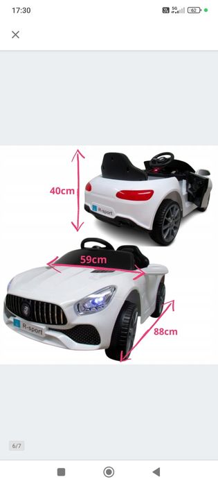 Auto na akumulator duże