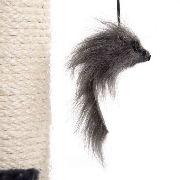 Penelope Drapak dla Kota Ciemnoszary 55x40x116cm ŚREDNIEJ WIELKOŚCI NO