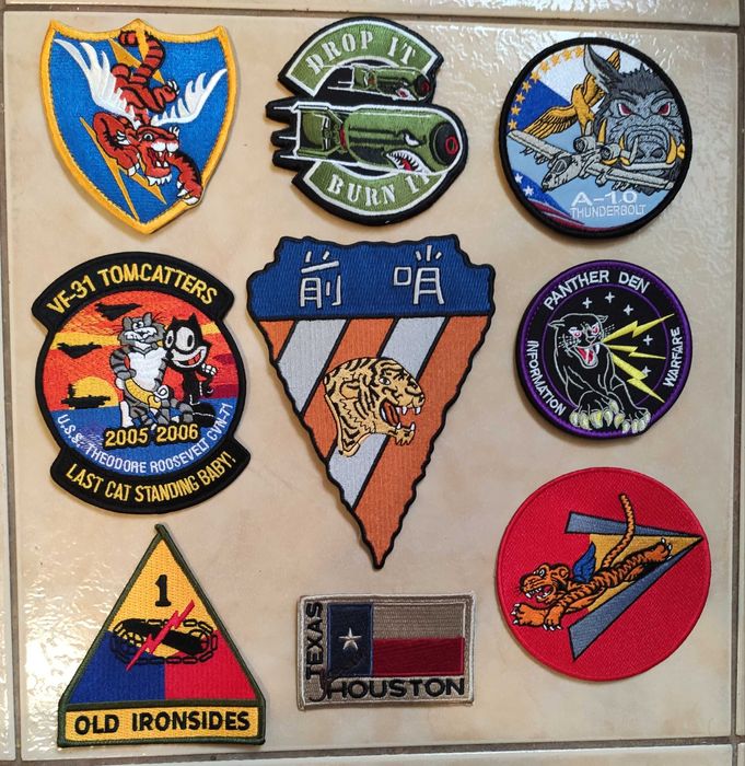 Нашивки Alpha Industries, Top Gun, USAF, Air Force Navy Army Airborne