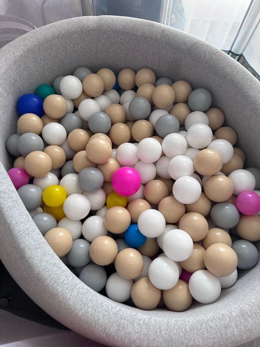 Piscina de bolas redonda para bebé