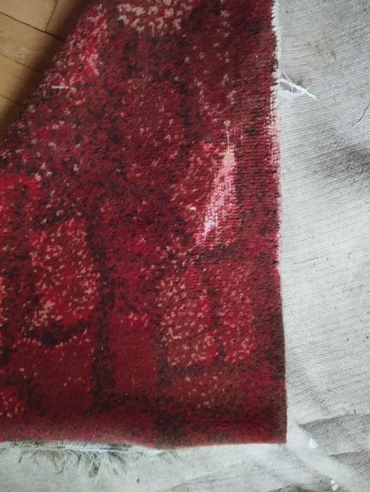 Dywan 100 % wełna vintage z PRL, 2,90 x 1,90 m