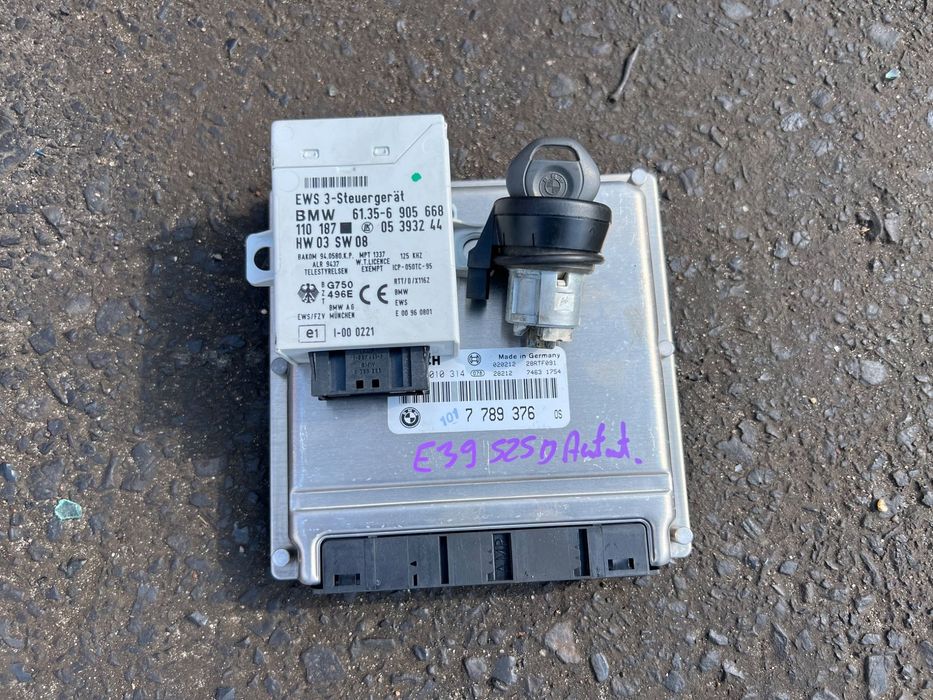 ZESTAW DO ODPALENIA BMW e39 525d 530d automat klucz ews stacyjka