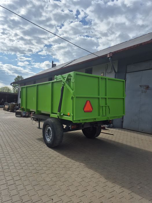 przyczepa wywrotka jednoosiowa tandem 3t - 15t homologacja