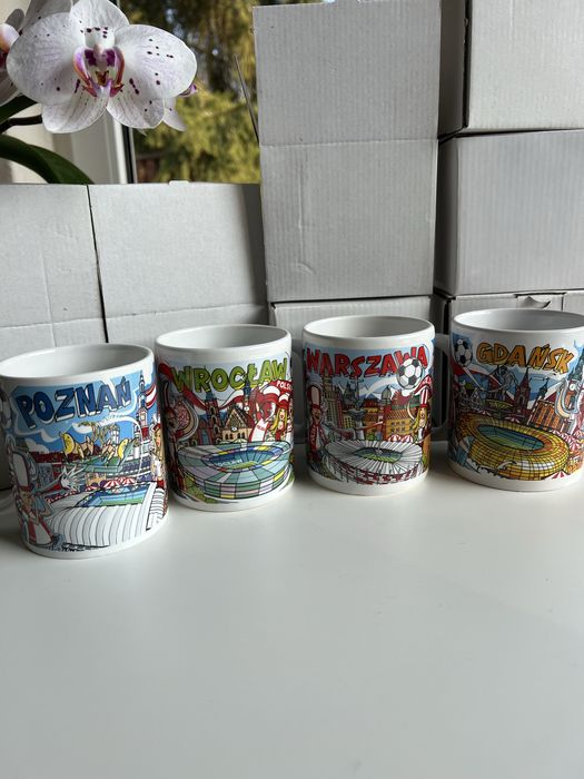 Kubki kolekcjonerskie BP - Euro 2012 - komplet