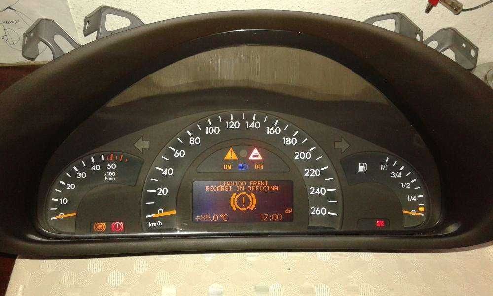 Quadrante painel de instrumentos - Mercedes W203 - Reparações