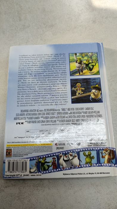 Shrek 2. Film dvd. Booklet