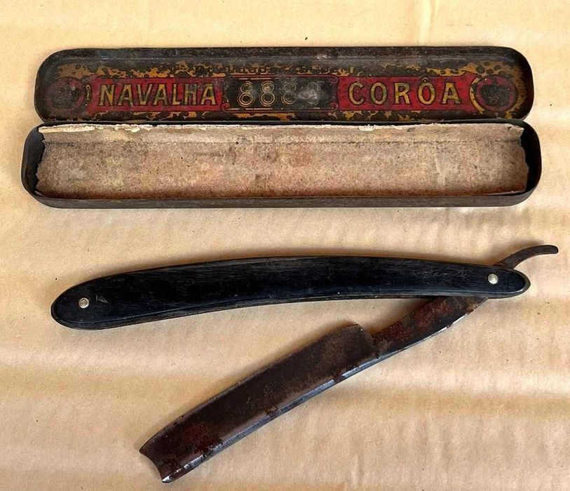 Navalhas da barba antigas obsuletas