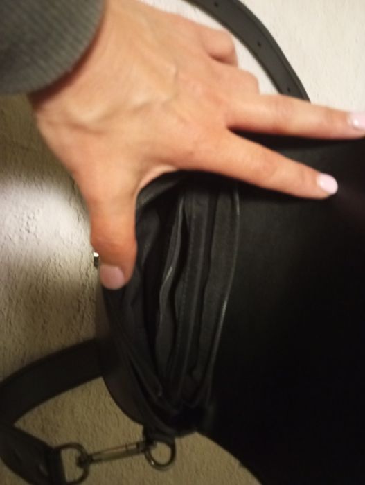 Сумочка чорна бренду Romashka, нова, штучна шкіра, 700 грн