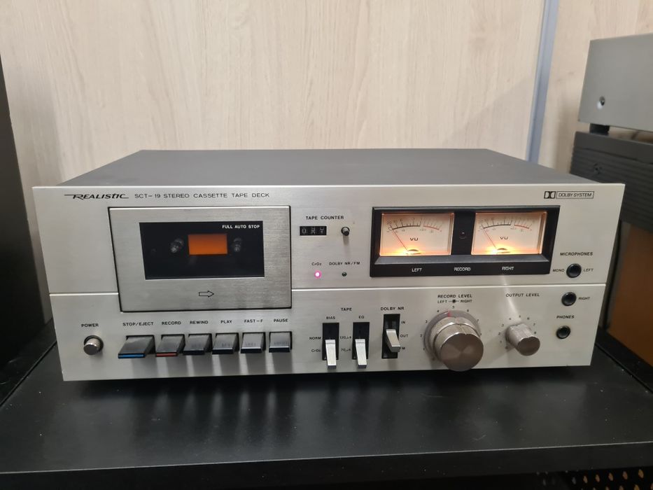 Magnetofon realistic sct 19 Okazja Vintage Retro