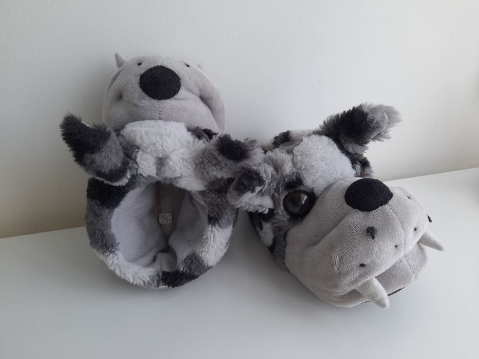 Pantufas de criança cãozinho