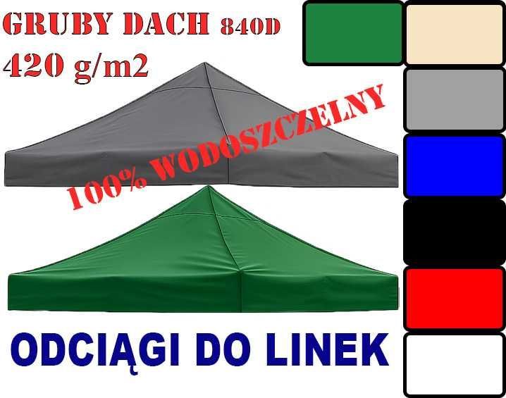2x2 GRUBY DACH poszycie NAMIOTU Handlowego Pawilonu Ogrodowego 3x4,5