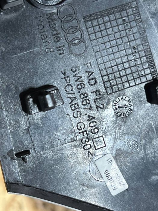 Декор/Вставки салону Audi a5 b9