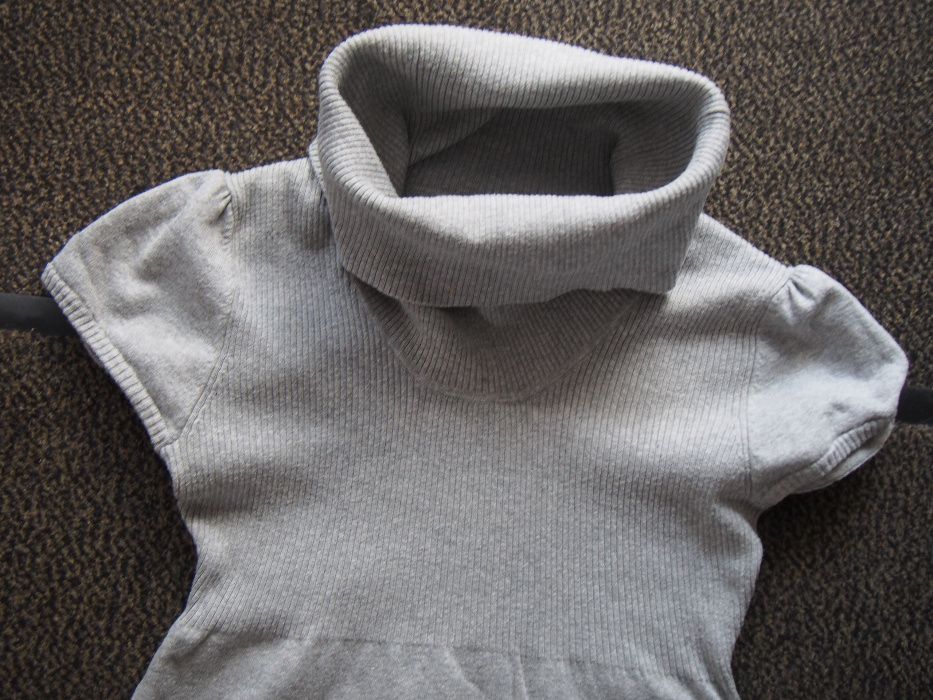 Sweter golf S/M tunika ciążowy