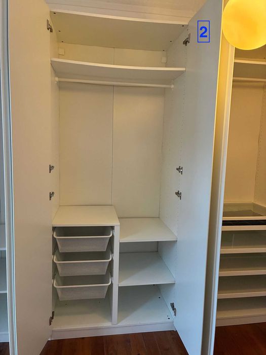 Roupeiros IKEA PAX 3x1m (ou individual)