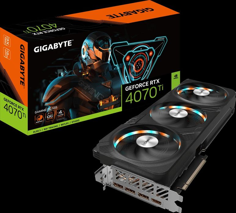 Видеокарта Gigabyte  RTX 4070 Ti Gaming OC 12G (как новая )