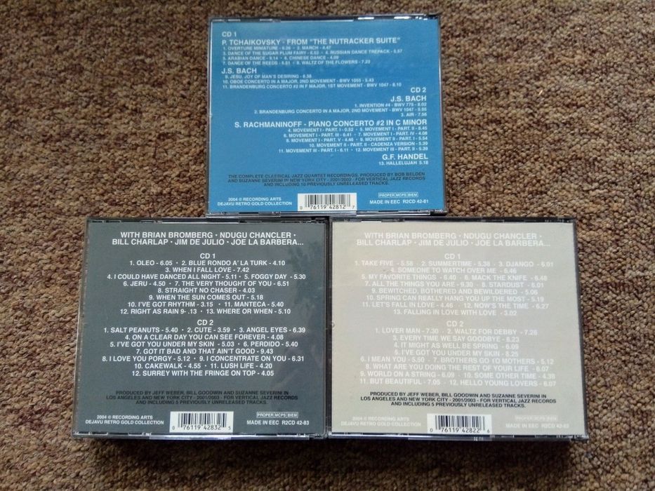 3*2cd classical., standards, smooth jazz