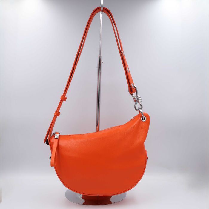 Сумка жіноча шкіряна Polina & Eiterou C1094H Orange Сумка женская кожаная помаранчева