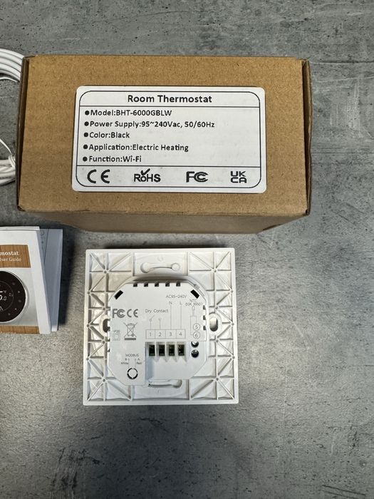 Termostat regulator temperatury BHT6000GBLW