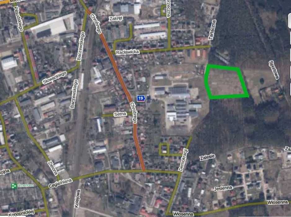działka przemysłowa, możliwy podział