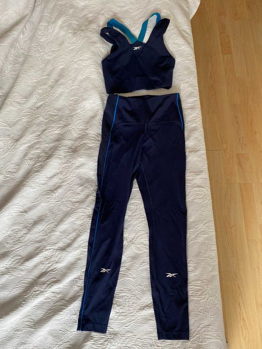 zestaw sportowy: Biustonosz + legginsy Reebok