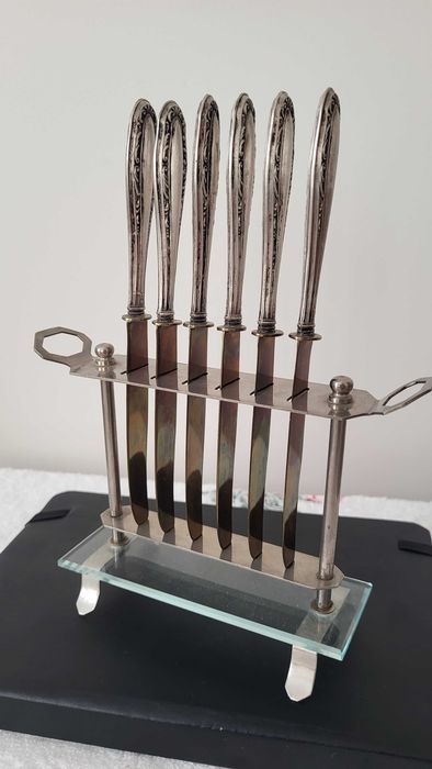 Srebrne noże do owoców Niemcy (800)