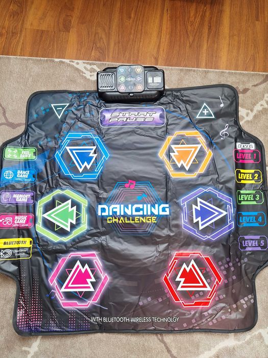 Interaktywna Mata do Tańczenia DANCING CHALLENGE Bluetooth LED